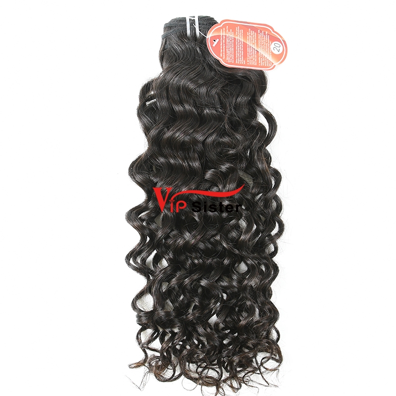 #1b Indian Virgin  Hair Weft italy curly