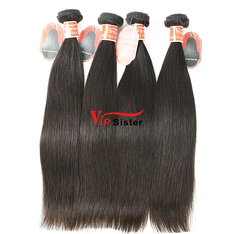 #1b Malaysian Virgin Human Hair Weft Straight