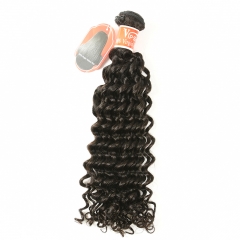 #1b Indian Virgin  Hair Weft deep curly