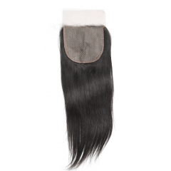 NEW!5D Virgin Human Hair Straight 5x5  Lace Closure