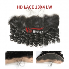 Swiss HD Lace Virgin Human Hair Loose Wave 13x4 Lace Frontal