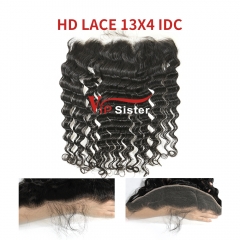 Swiss HD Lace Virgin Human Hair Indian Curly 13x4 Lace Frontal