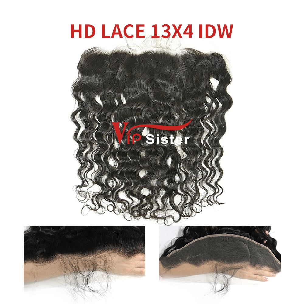 Swiss HD Lace Virgin Human Hair Indian wave 13x4 Lace Frontal