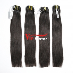 #1b Malaysian Raw Human Hair Weft Straight