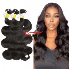 #1b Brazilian Raw Human Hair Weft body wave