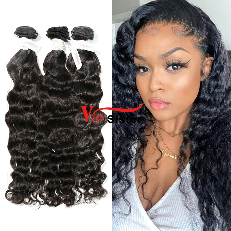 #1b Malaysian Virgin Hair Weft indian curly