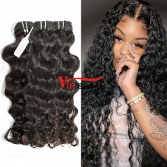 #1b Indian Virgin Human Hair Weft indian wavy