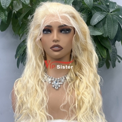 #613 Blonde European Virgin Human Hair HD 13×4 frontal wig Body Wave