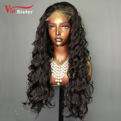 Natural #1b Brazilian Raw Human Hair 5x5 Swiss HD wig OceanWave