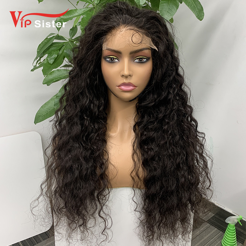 Natural #1b Brazilian Raw Human Hair 5x5 Swiss HD wig IndianWavy