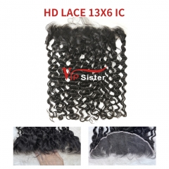 Swiss HD Lace Virgin Human Hair Italian Curly 13x6 Lace Frontal