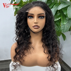 Natural #1b Brazilian Virgin Human Hair 5x5 Swiss HD wig DeepWave