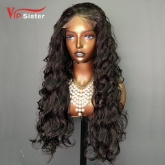 Natural #1b Brazilian Virgin Human Hair 5x5 Swiss HD wig OceanWave