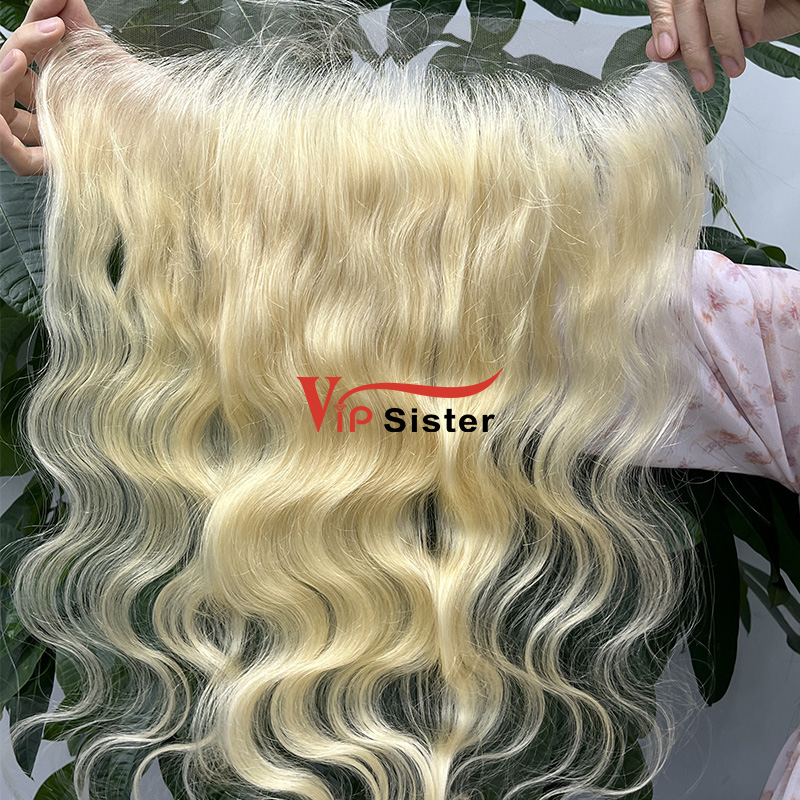 Blonde #613 European Virgin Human Hair HD 13X6 Lace Frontal Body Wave