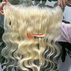 Blonde #613 European Virgin Human Hair HD 13X6 Lace Frontal Body Wave