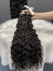 Virgin Indian Curly Hair Bundle 26 28 30Inch Free Shipping