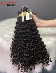 Raw Deep Curly Hair Bundle 22 24 26Inch Free Shipping