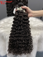Virgin Deep Curly 24 26 28 Inch And 13x4 HD Lace 20 Inch  Free Shipping