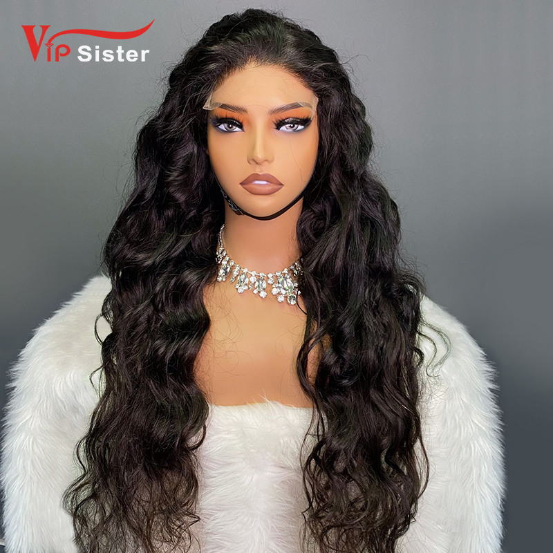 Natural #1b BrazilianVirgin Human Hair 5x5 Swiss HD wig LooseWave