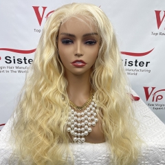 #613 Blonde European Virgin Human Hair HD 5×5 closure wig Body Wave