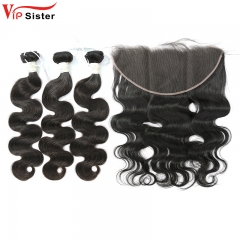 Virgin Body Wave 18 20 22 Inch And 13x6 HD Lace 20 Inch  Free Shipping