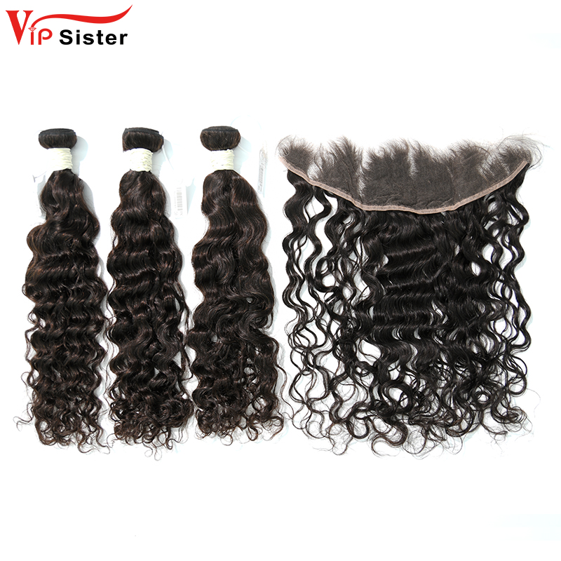 Virgin Indian Curly 26 28 30 Inch And 13x4 HD Lace 18 Inch  Free Shipping