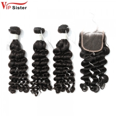 Virgin Deep Wave 16 18 20 Inch And 4x4 HD Lace 20 Inch  Free Shipping