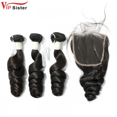 Virgin Loose Wave 14 16 18 Inch And 5x5 HD Lace 20 Inch  Free Shipping