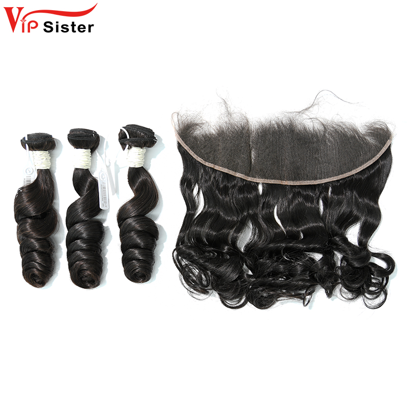 Virgin Loose Wave 18 20 22 Inch And 13x4 HD Lace 16 Inch  Free Shipping