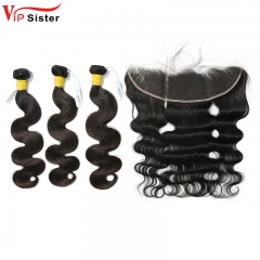 Raw Body Wave 16 18 20 Inch And 13x4 HD Lace 18 Inch  Free Shipping