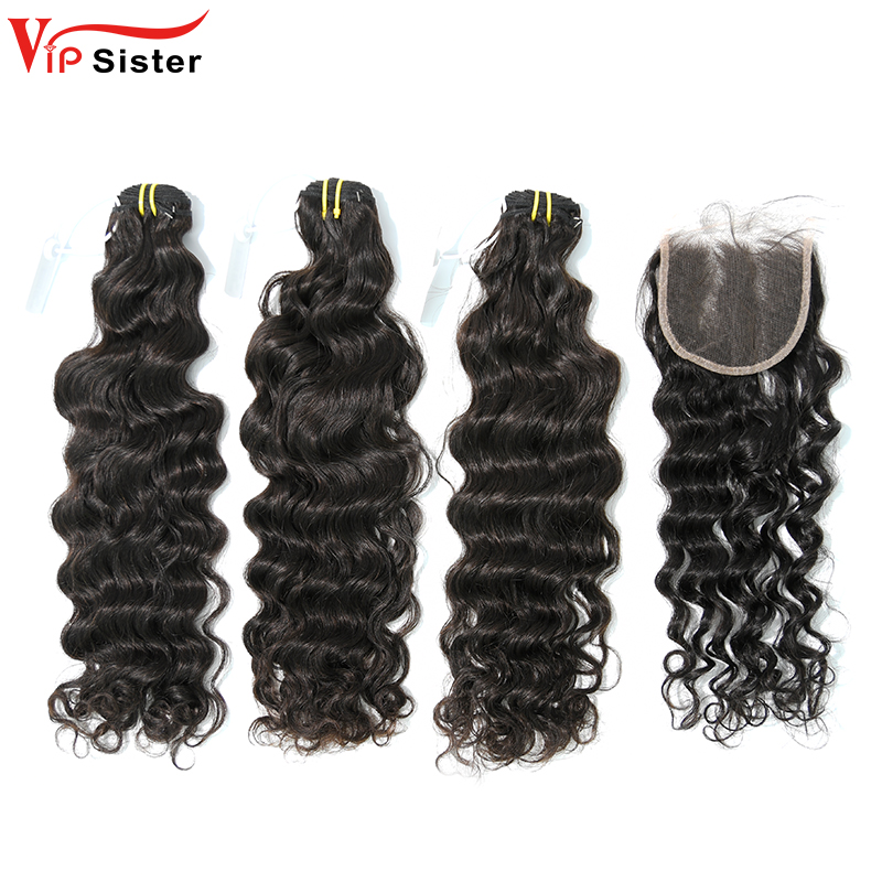 Raw Indian Curly 20 22 24 Inch And 4x4 HD Lace 20 Inch  Free Shipping