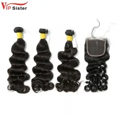 Raw Ocean Wave 20 22 24 Inch And 4x4 HD Lace 22 Inch  Free Shipping