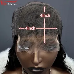 Natural #1b Brazilian Virgin Human Hair 4x4 Swiss HD wig Body Wave