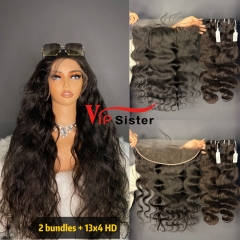 Brazilian 100% Full Cuticle Top Virgin Human Hair Body wave 13x4 HD Lace Wig
