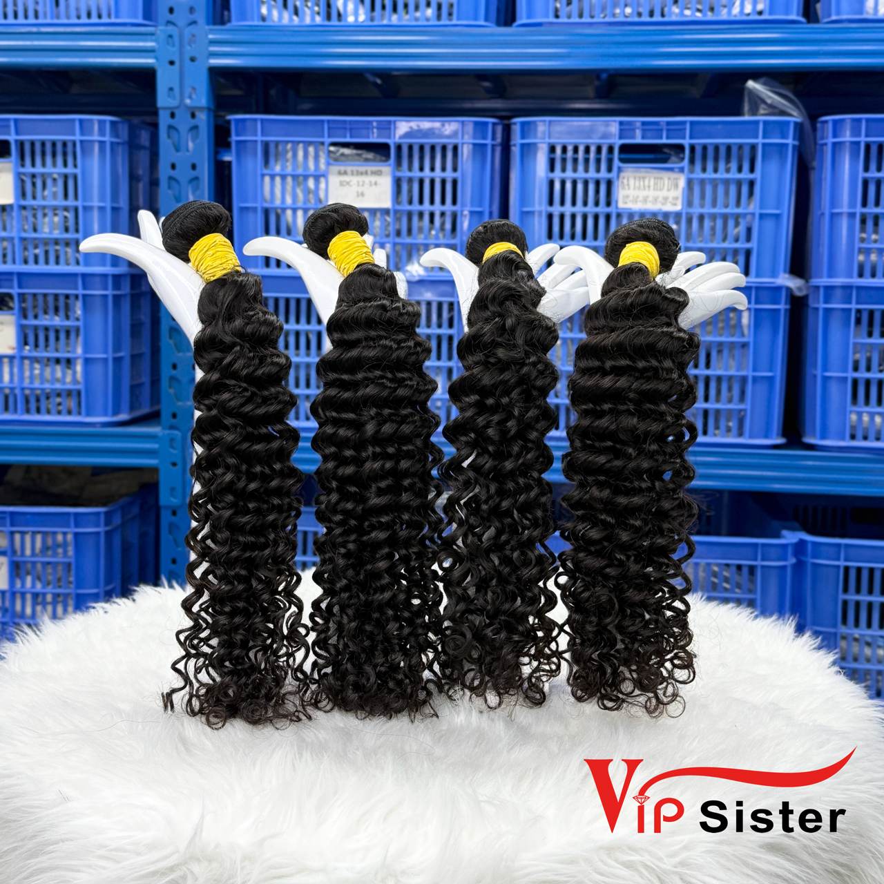 #1b Brazilian 100% Full Cuticle Raw Human Hair Weft Deep curly