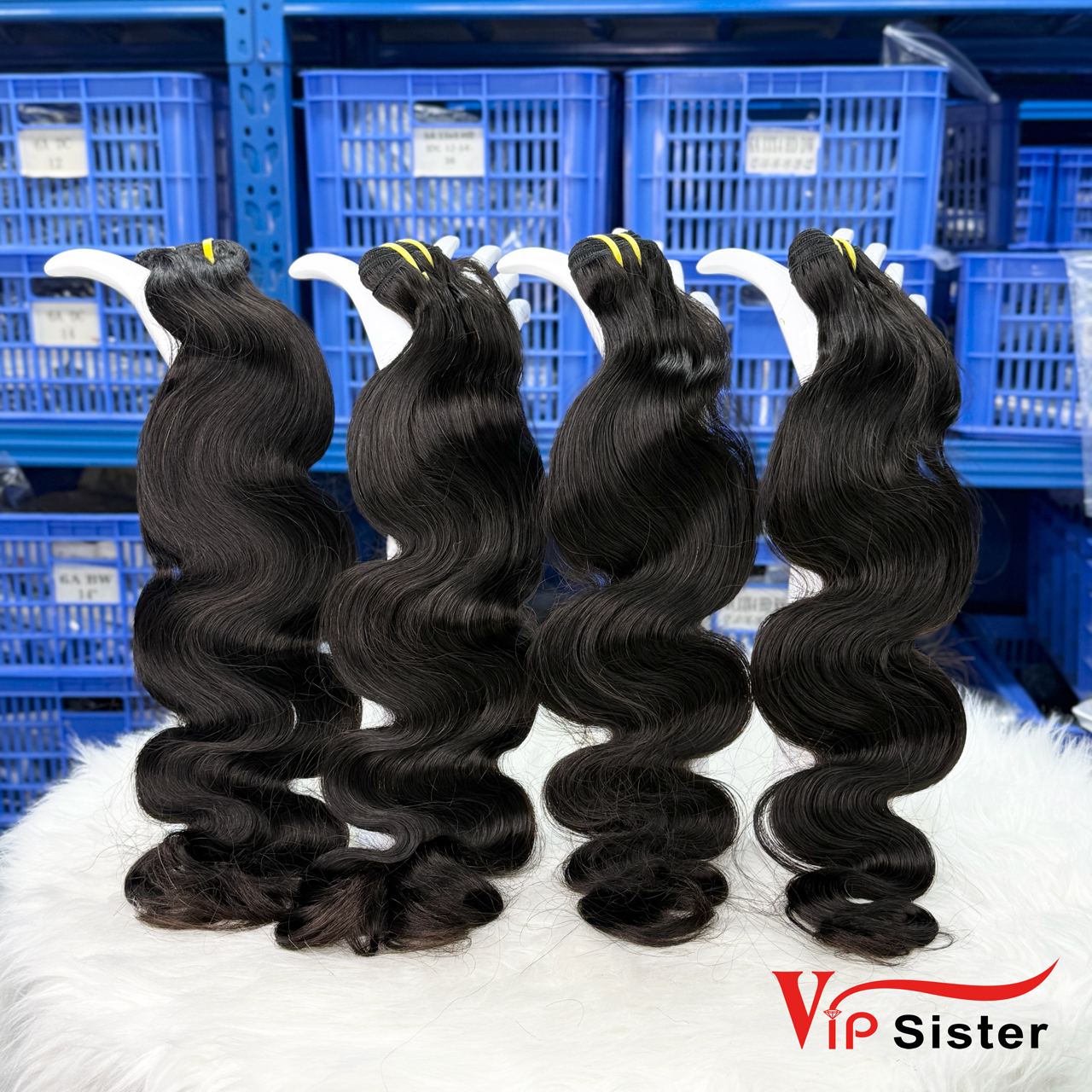 #1b Indian 100% Full Cuticle Raw Human Hair Weft Body Wave