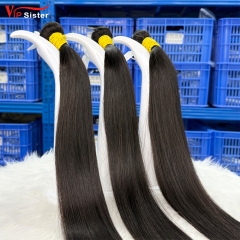 #1b Malaysian 100% Full Cuticle Raw Human Hair Weft Straight
