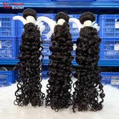 #1b Peruvian 100% Full Cuticle Top Virgin Human Hair Weft Deep curly
