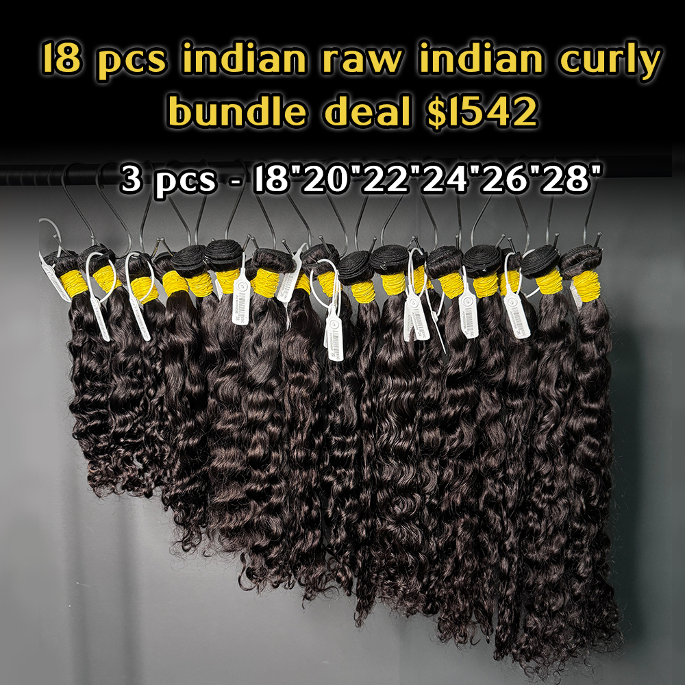Vipsister 18 pcs indian raw hair bundles total 1542$ free shipping