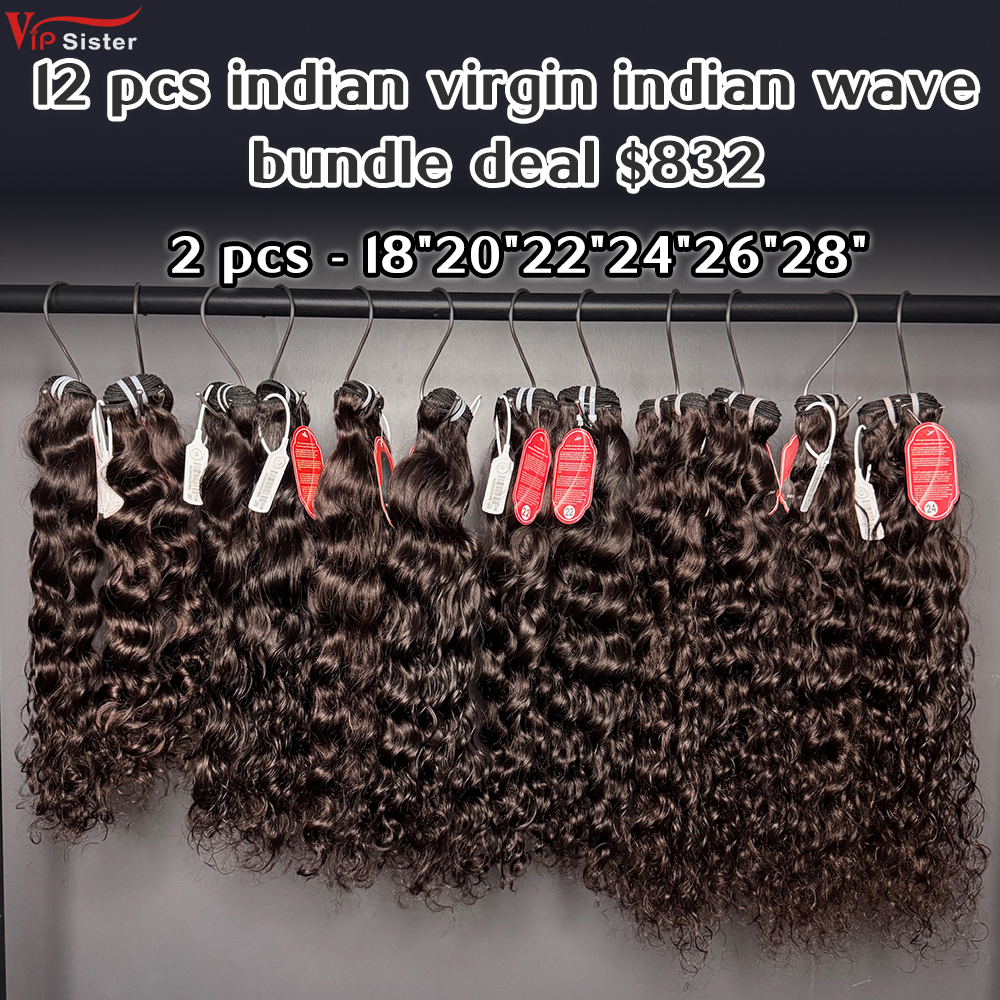 Vipsister 12 pcs indian virgin hair bundles total 832$ free shipping