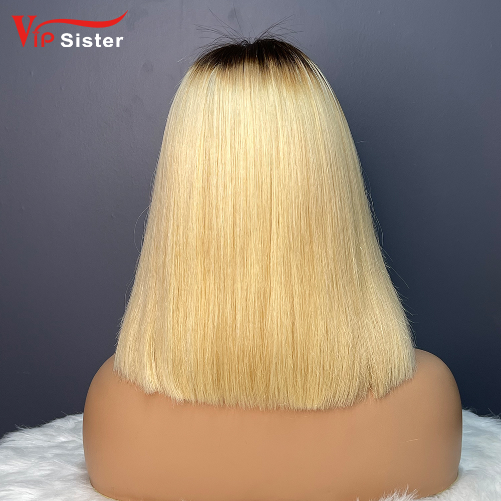 #T613 Color Bob Straight 2x6 Transparent Lace Closure Wig