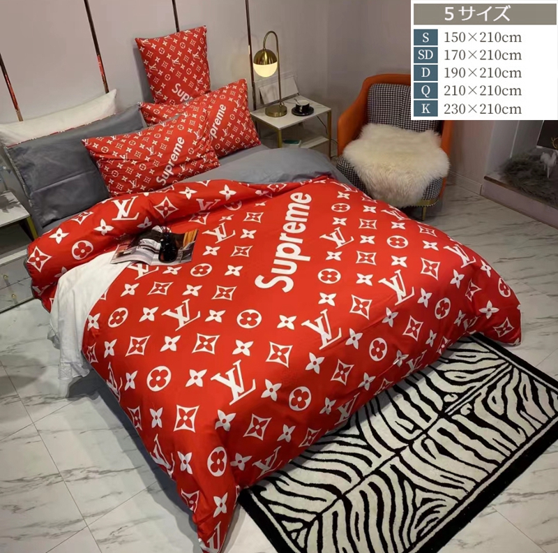 SUPREME コラボ HYSTERIC デュベカバーセット 掛け布団と枕カバー