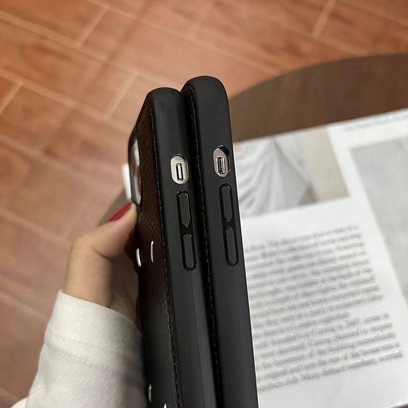マルジェラ iPhone15/14 Pro Maxケース 4ステッチ 黒 Margiela 定番