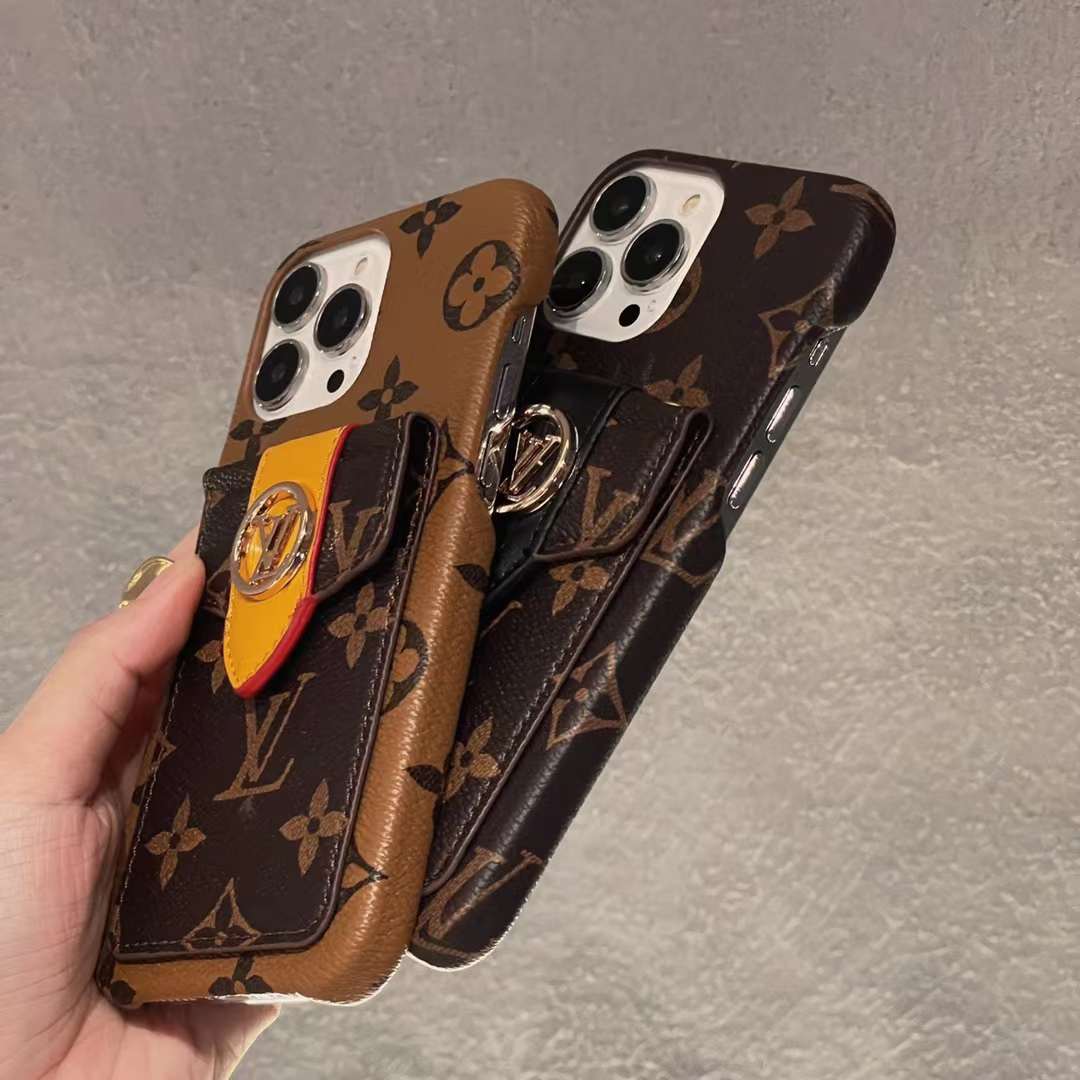 ヴィトン iPhone15 Pro Max/14 Proケース ショルダー付き モノグラム柄