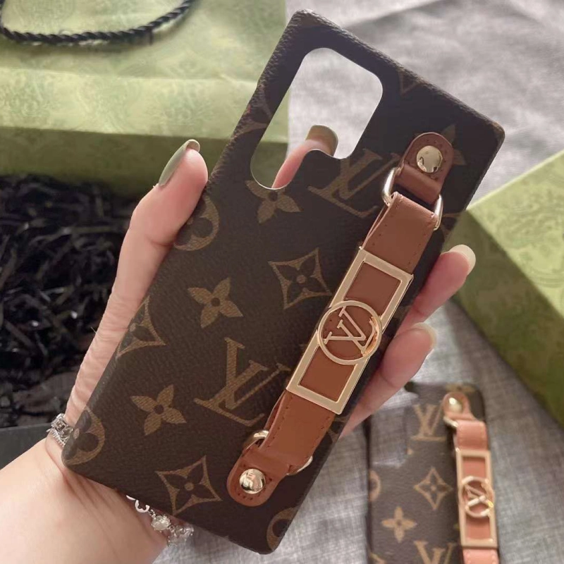 ルイヴィトン Galaxy S23ケース バンド付き
