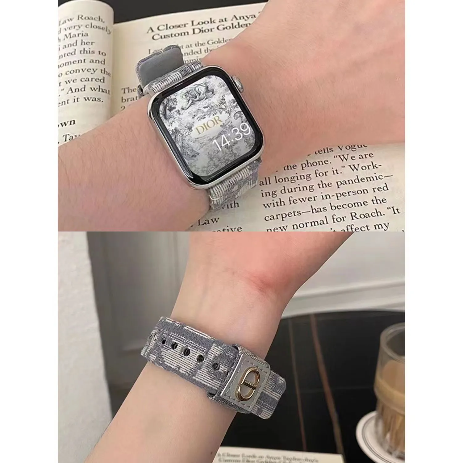 ディオール Apple Watch SEバンド 44mm 40mm CDシグネチャー アップル 