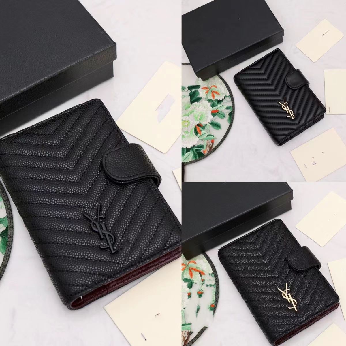 サンローラン 手帳 ルーズリーフ コンパクト a7サイズ YSLシグネチャー