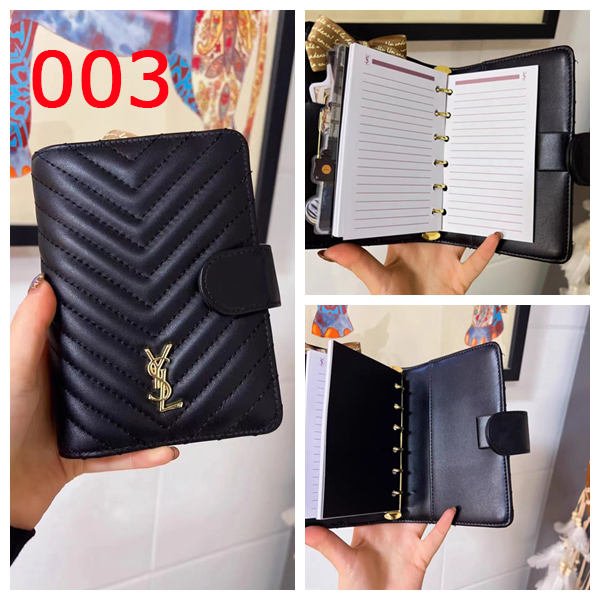 サンローラン 手帳 ルーズリーフ コンパクト a7サイズ YSLシグネチャー