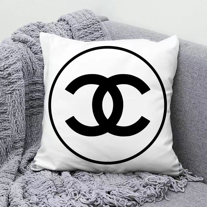 シャネル クッションカバー Chanelロゴマーク ソファー枕カバー CHANEL