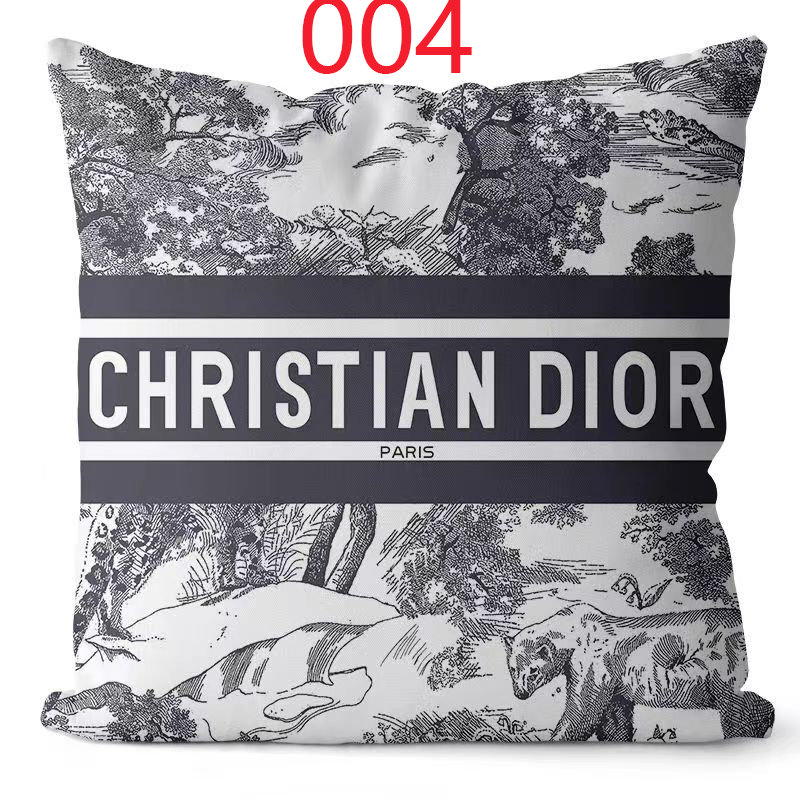 ディオール クッションカバー かわいい ソファー枕カバー Dior マルチ